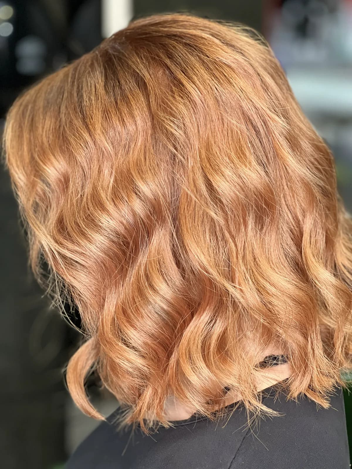 Warm copper colour refresh with rich shine – Ness hair salon